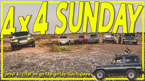 4x4 SUNDAY - Jeep ki chat se girtay bach gaya