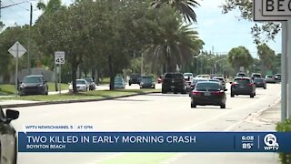 2 killed in early morning Boynton Beach crash