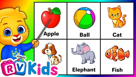 ABC Alphabets From A to Z _ Toddler Learning Videos _ Kids Learn ABC Letters With Lucas _ Friends