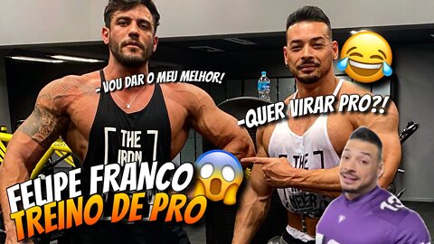 GORGONOID E FELIPE FRANCO JUNTOS PELA PRIMEIRA VEZ *remada curvada com 180 kg!!!*