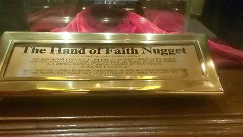 Hand of Faith Gold Nugget in Las Vegas