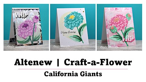 Altenew | Craft-a-flower | California Giants