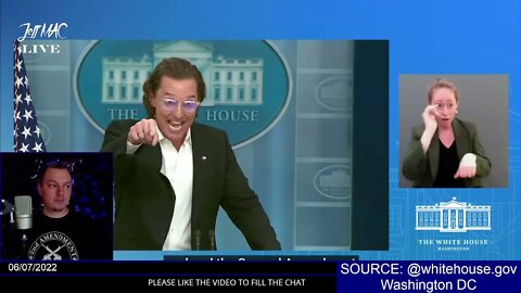 LIVE: Matthew McConaughey joins the Press Briefing with Karine Jean-Pierre | The White House | USA |