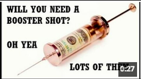 Booster shots. Translation. We are going inject you with poison until we kill you off completely.