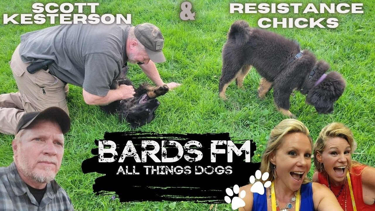 BardsFM: All Things Dogs With Scott Kesterson At Resistance Chicks' Studio