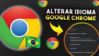 Como ALTERAR IDIOMA do NAVEGADOR GOOGLE CHROME para PORTUGUÊS!