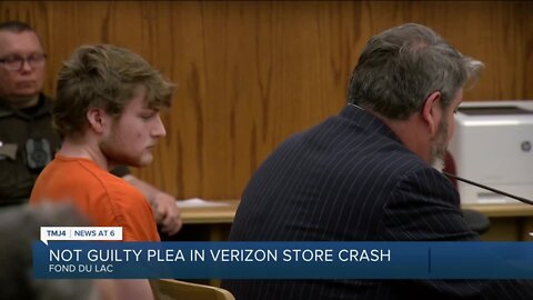 Man accused of huffing duster spray before crashing into Verizon store