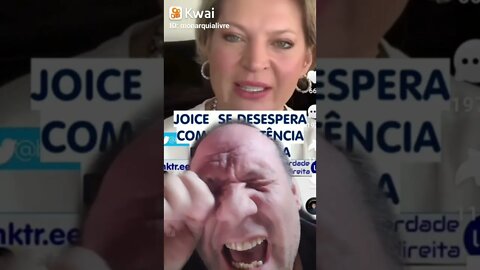 chorando? Deputada Joice Hasselmann se desespera com a desistencia de João dória da candidatura