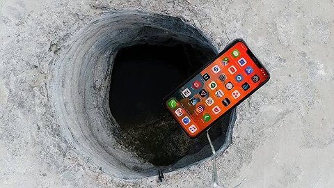 Dropping an iPhone 12 Pro into Spiral Brick Tower - Will it Survive?