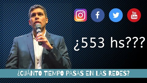 ¿Cuánto tiempo pasas en las redes sociales?