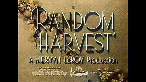 Random Harvest 1942 - Rare Colorized - English Vocal - MY TOP MOVIES