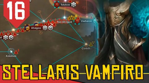 Guerra das MEIAS GALAXIAS - Stellaris Necroids #16 [Gameplay PT-BR]