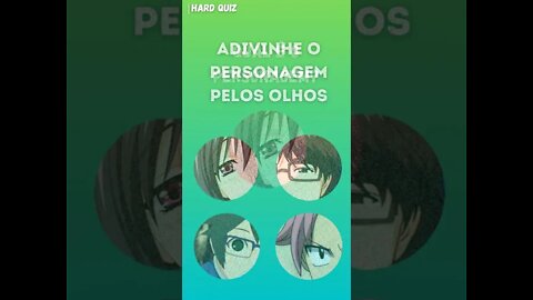 Adivinhe o Personagem De Anime Pelos Olhos #shorts