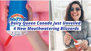 Dairy Queen Canada Just Unveiled 4 New Mouthwatering Blizzards