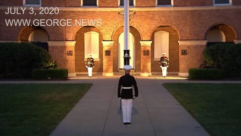 Marine Corps Evening Parade, July 3, 2020