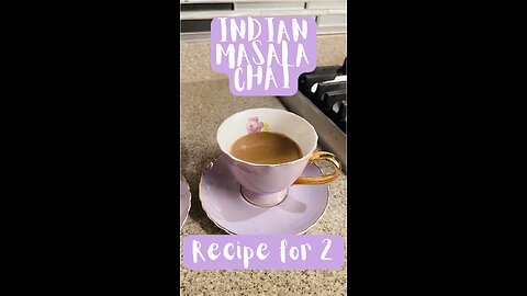 Indian Masala Chai ☕️🇮🇳😋 #indian #indianrecipes #vegan #veganrecipes #healthy #udtarasoiya