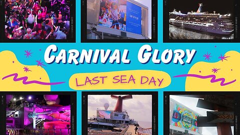 Carnival Glory Group Cruise | Last Sea Day