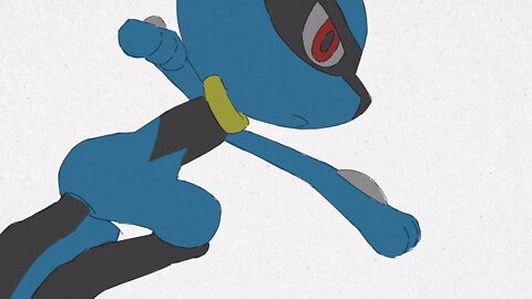 2D animation- Riolu vs Ivysaur