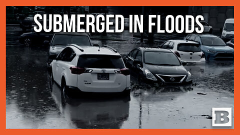 Parked Cars, Roads SUBMERGED in Flood Waters in Atlanta, Georgia