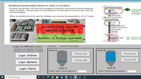 FactoryTalk View Studio Version 13 | HMI Area Security