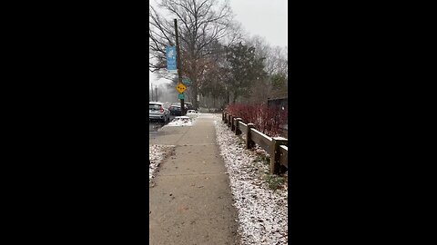 Walking in the 💧Snow 🌨️ New York City #shorts #viralshorts #trendingshorts