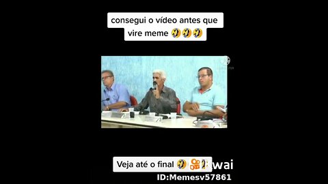 VEREADOR APELA ( CONSEGUI O VIDEO ANTES QUE VIRE MEME ) TRUCOU A MESA ( ENGRAÇADO ) ASSUSTOU GERAL !