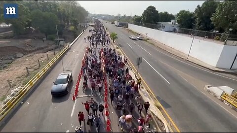 Thousands of Illegals Wait For Title 42 To Be Lifted To Rush The U.S Border