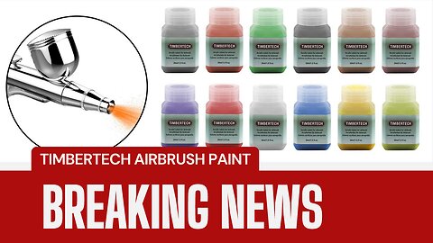 Airbrushing with TimberTech Airbrushing Paint.