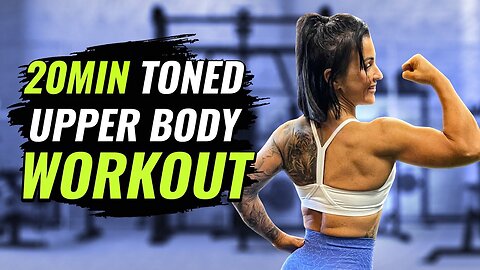 Full UPPER BODY Workout (Tone & Sculpt) - 20 min At Home