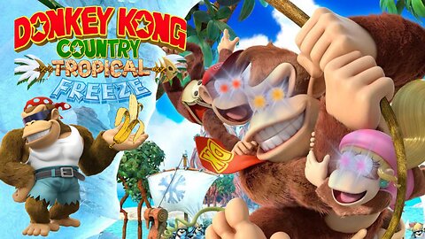 DONKEY KONG TROPCAL FREEZE GAME PLAY 100%