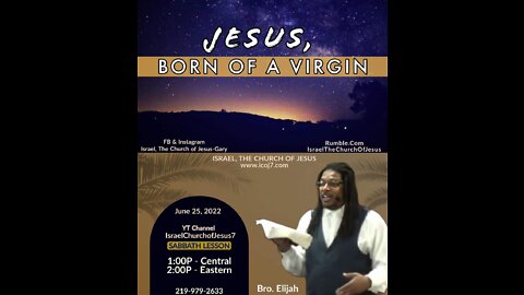 JESUS, BORN OF A VIRGIN