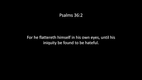 Psalms Chapter 36