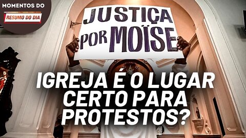 O ato por justiça a Moïse em Igreja em Curitiba | Momentos do Resumo do Dia