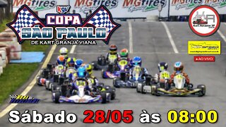 COPA SÃO PAULO DE KART KGV | 4ª Etapa 2022 | Retransmissão | Ao vivo