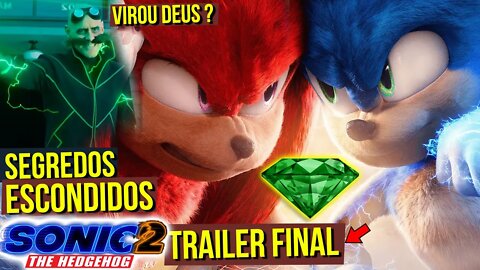 Trailer Final do Filme do SONIC 2 o Filme - Segredos Escondidos