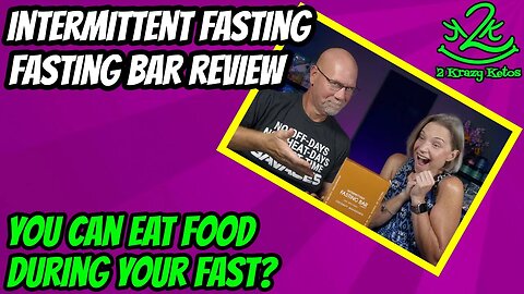 Can you eat during a fast? | Intermittent Fasting Bar review