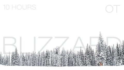 BLIZZARD IN TELLURIDE | Howling wind and blowing snow for Relaxing| Studying| Sleep| Winter Ambience