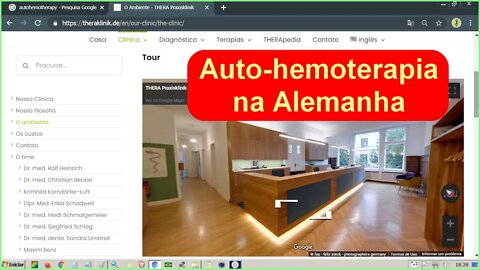 Auto-hemoterapia na Alemanha. Dr. med. Ralf Heinrich. Clínica THERA Praxisklinik - Berlim