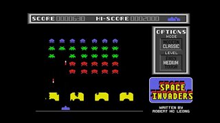 Atari ST PD Games - Space Invaders