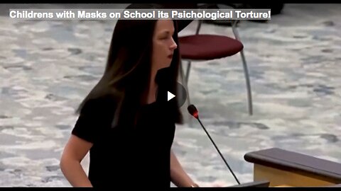 Childrens with Masks on School its Psichological Torture!