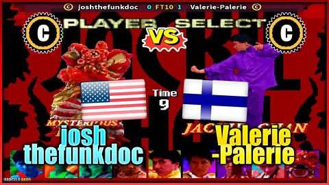 Jackie Chan in Fists of Fire (joshthefunkdoc Vs. Valerie-Palerie) [U.S.A. Vs. Finland]