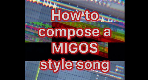 How to compose a MIGOS style song (in mixed Tagalog and English)