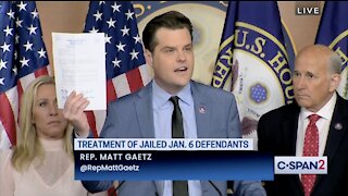 MTG, Gaetz, Gosar, Gohmert Press Conference on J6 Detainees