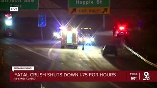 Fatal crash shuts down I-75 for hours