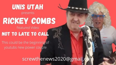 Unis Utah Presents: Rickey Combs and his video "Not To Late To Call"