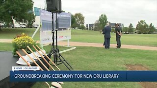 Groundbreaking ceremony for new ORU library