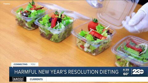 Harmful News Year's resolution dieting