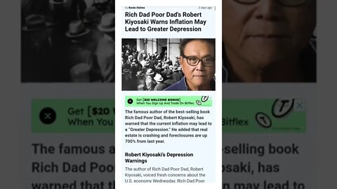 Robert Kiyosaki’s Depression Warnings @Unchained Podcast #cryptomash #cryptomashnews #cryptonews