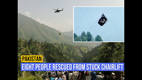 6 Children, 2 Adults Rescued From Chairlift Dangling Almost 1,000 Feet High In Air