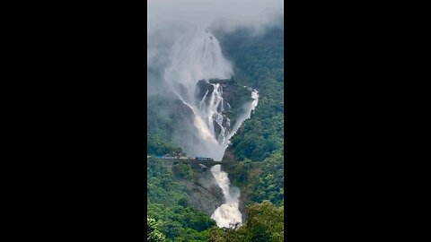 Dudhsagar waterfalls india 🇮🇳 #rumble